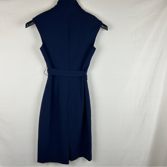 Anthropologie Black Halo Brittania Petite Sheath Dress NWT size 0P corpcore - Picture 11 of 12